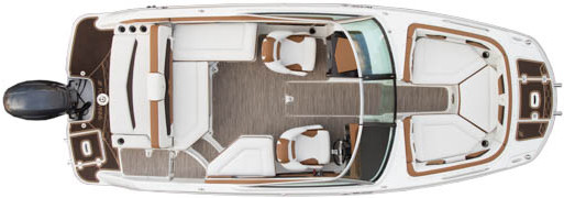 Four Winns HD 220 OB Вид Сверху