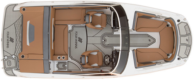 Four Winns HD 200 RS Surf Вид Сверху