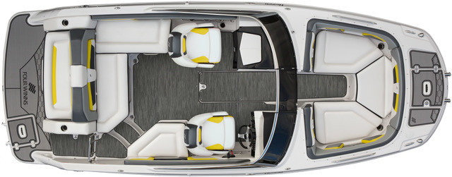Four Winns HD 220 RS Surf Exterior Plan