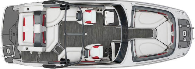 Four Winns HD 240 RS Surf Вид Сверху