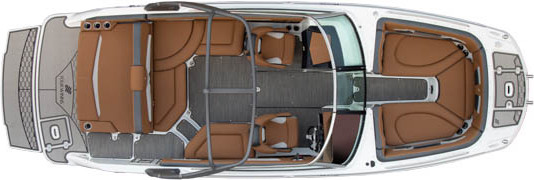 Four Winns HD 240 RS Surf Вид Сверху 2