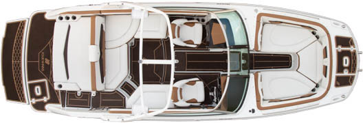 Four Winns HD 240 Surf Вид Сверху