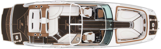 Four Winns HD 270 Surf Вид Сверху 2