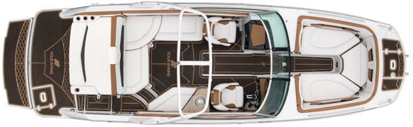 Four Winns HD 270 Surf Вид Сверху
