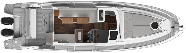 Four Winns Vista 355 Coupe OB Cubierta Principal