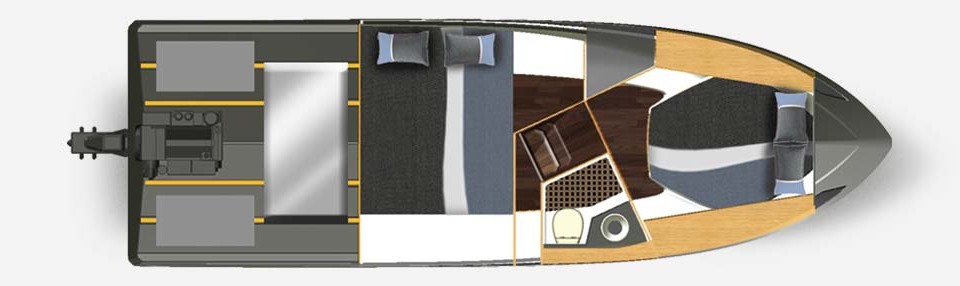 Galeon 310 HTC Cubierta Inferior