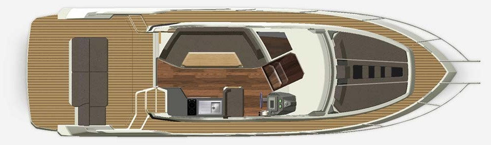 Galeon 300 Fly Ponte Principale