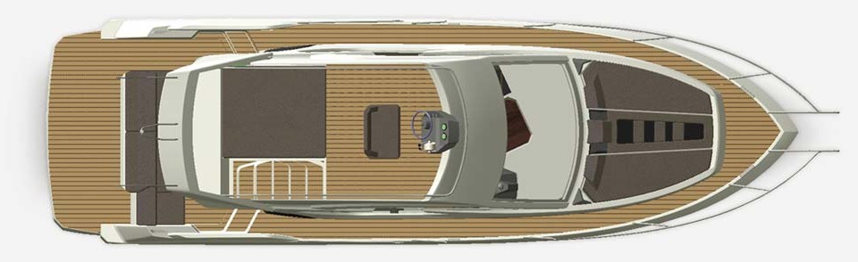 Galeon 300 Fly Flybridge Deck