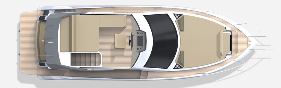 Galeon 360 FLY Cubierta de Flybridge
