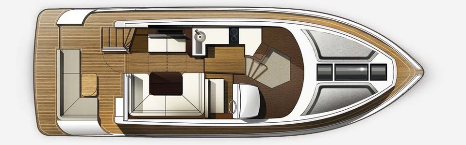 Galeon 420 Fly Main Deck