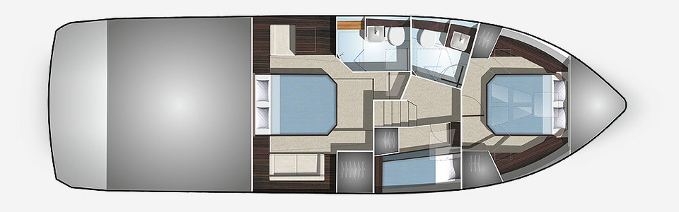 Galeon 460 Fly Cubierta Inferior