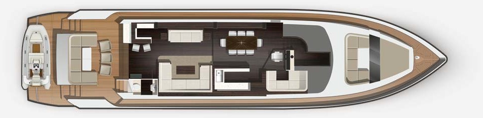 Galeon 780 Crystal Ponte Principale