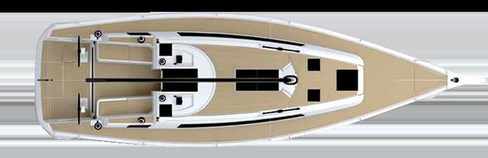 Grand Soleil 39 Вид Сверху