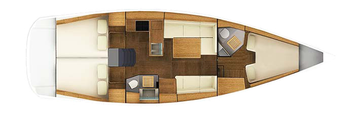 Grand Soleil 39 Нижняя Палуба (Опционально)