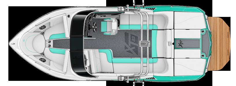 Mastercraft XT23 Вид Сверху 3