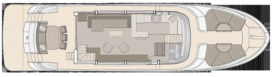 Monte Carlo Yachts 70 Cubierta Principal