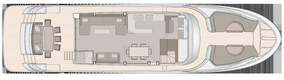Monte Carlo Yachts 76 Main Deck