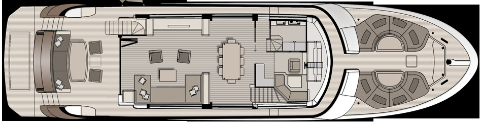 Monte Carlo Yachts 80 Pont Principal