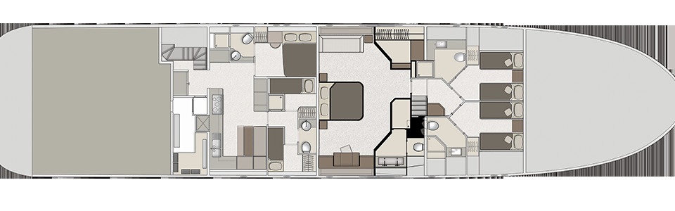 Monte Carlo Yachts 105 Pont Inférieur