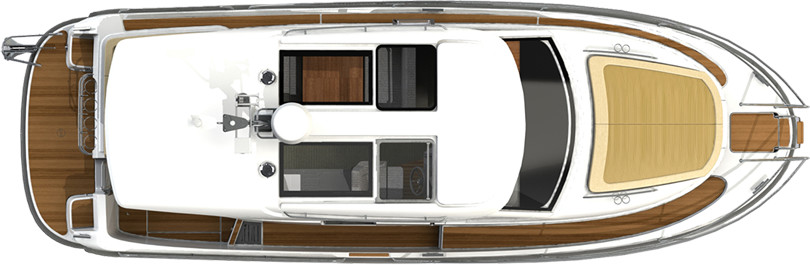 Nimbus 305 Coupe Exterior Plan