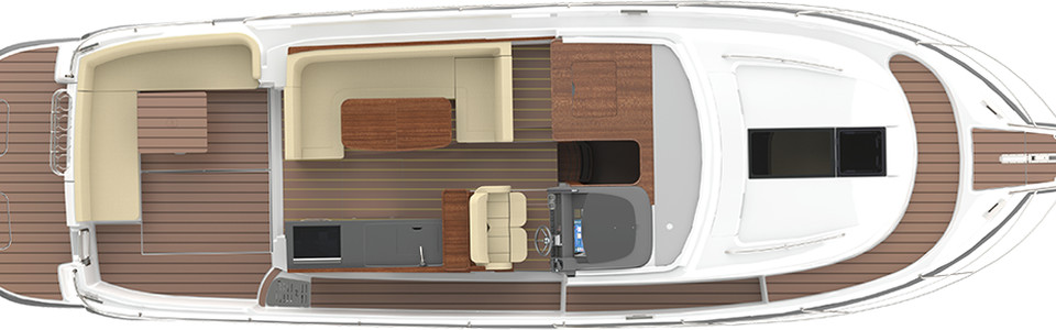 Nimbus 405 Flybridge Hauptdeck