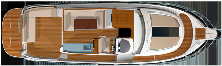 Nimbus 405 Flybridge Hauptdeck 2