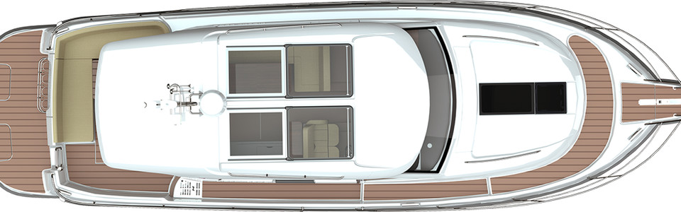 Nimbus 405 Coupe Exterior Plan