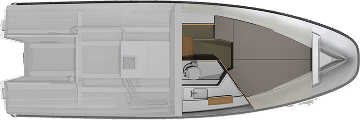 Nimbus Tender 9 Pont Inférieur (Option)