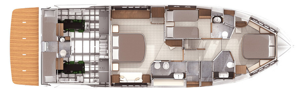 Absolute Navetta 58 Cubierta Inferior