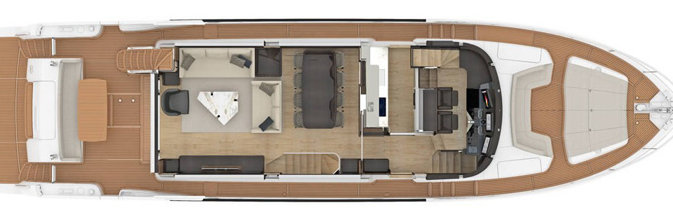 Absolute Navetta 73 Main Deck