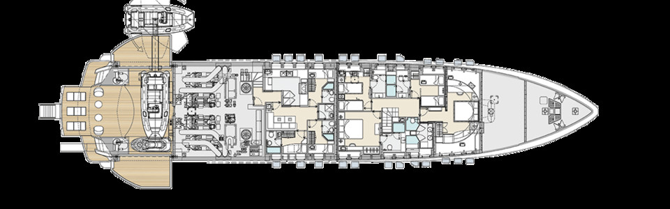 Pershing 140 Ponte Inferiore