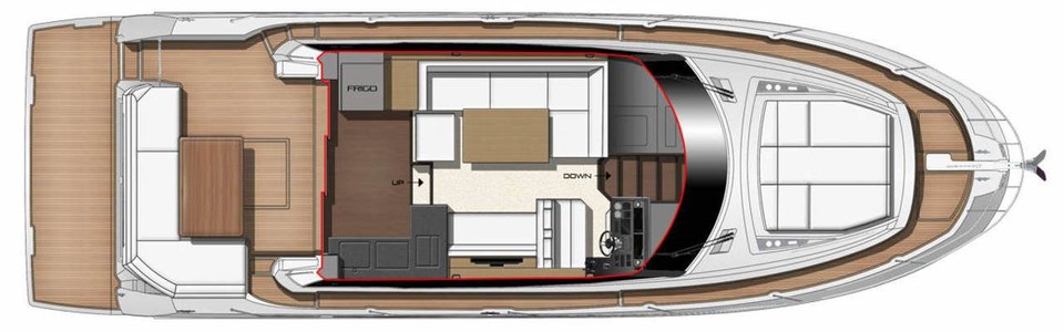 Prestige 460 S Main Deck