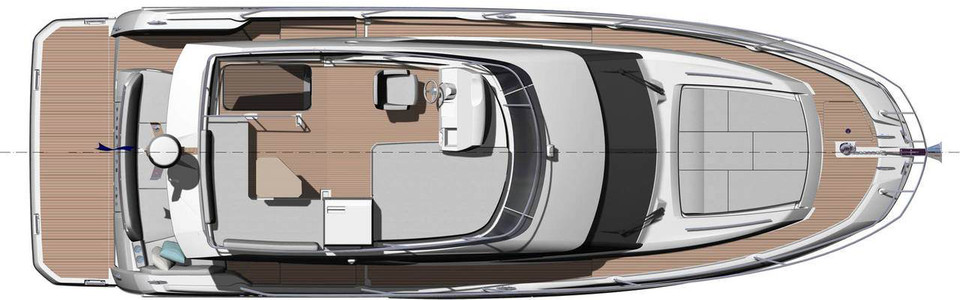 Prestige 420 Flybridge Deck