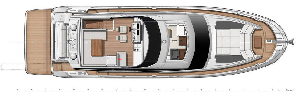 Prestige 630 S Flybridge Deck