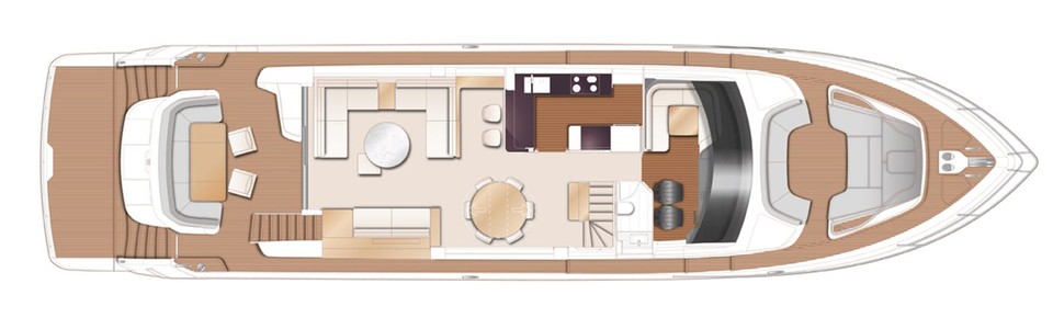 Princess Y85 Cubierta Principal