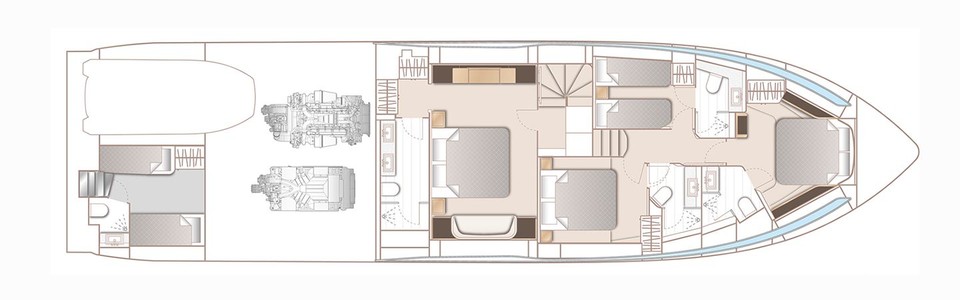 Princess S78 Lower Deck