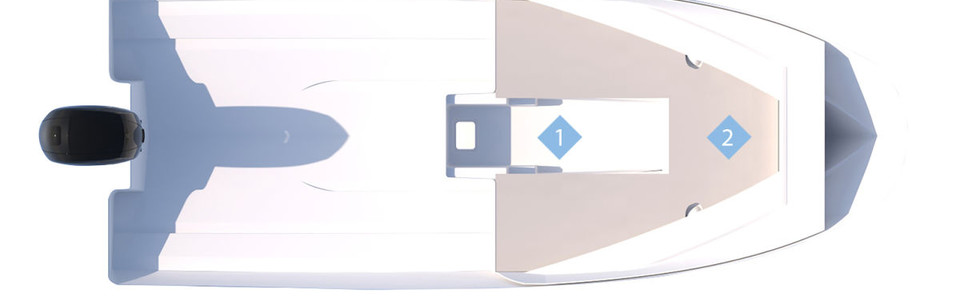 Quicksilver Activ 675 Sundeck Unterdeck