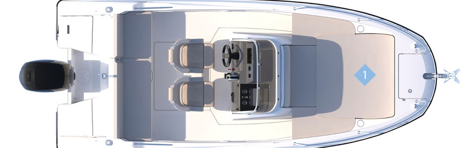 Quicksilver Activ 605 Open Plan Extérieur