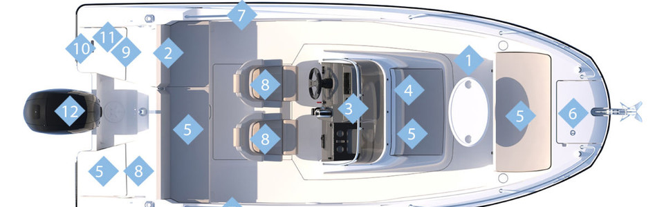 Quicksilver Activ 605 Open Вид Сверху 2