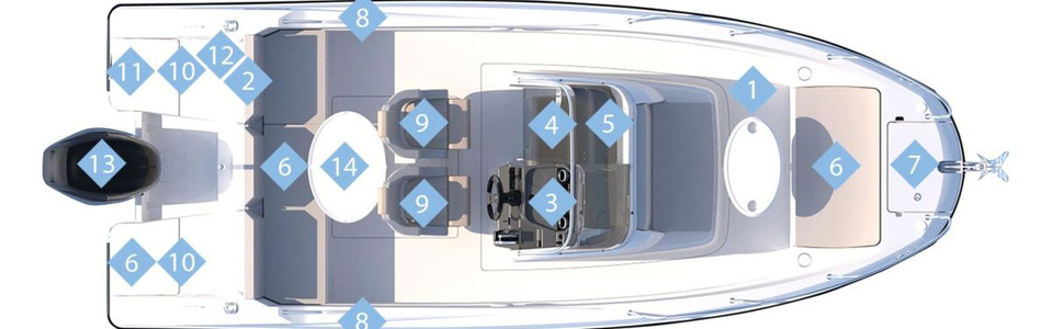Quicksilver Activ 675 Open Exterior Plan