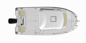 Quicksilver 555 Pilothouse Exterior Plan