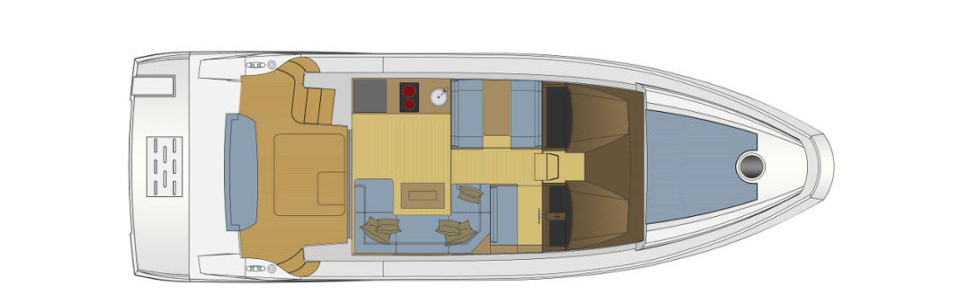 Astondoa 44 Fly Hauptdeck