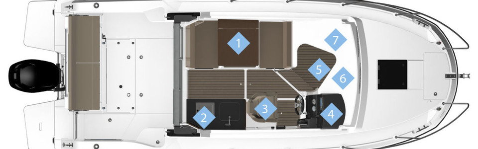 Quicksilver Activ 755 Weekend Main Deck