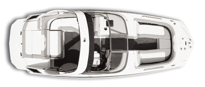 Regal 24 FasDeck RX Вид Сверху