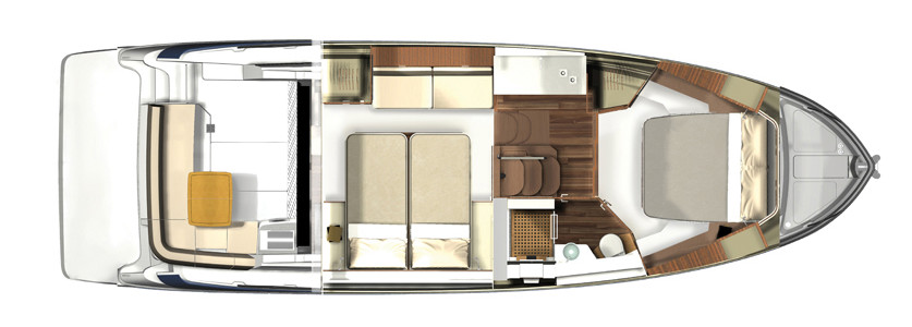 Regal 42 Grande Coupe Нижняя Палуба