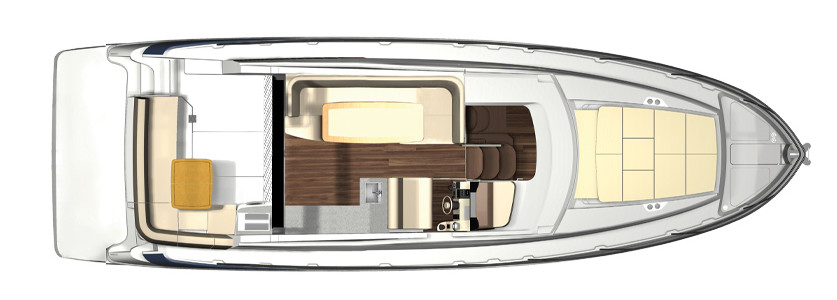 Regal 42 Grande Coupe Главная Палуба