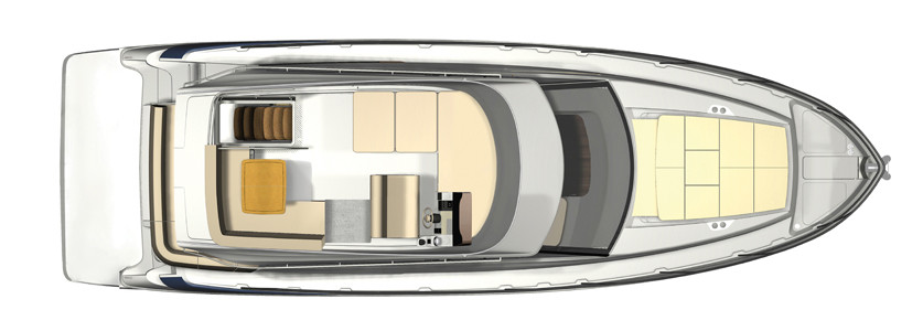 Regal 42 Fly Флайбридж Палуба