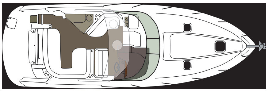 Rinker 360 EC Главная Палуба