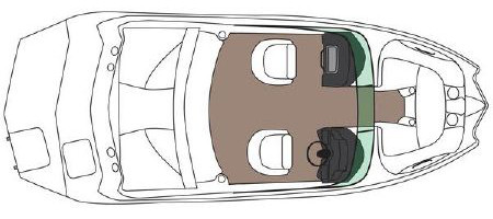 Rinker 200 MTX Captiva Вид Сверху