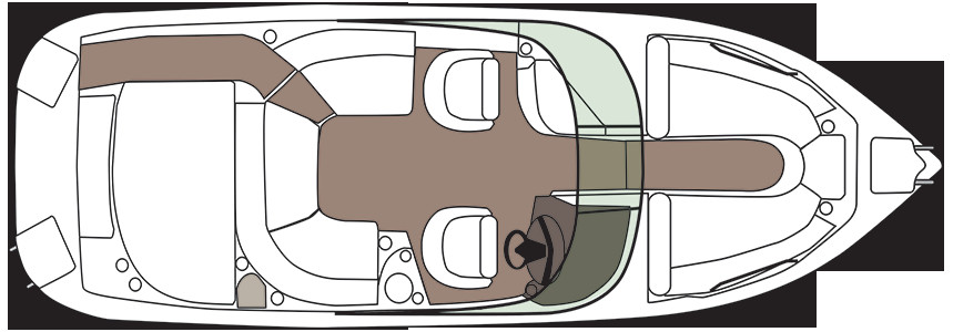Rinker 246 Captiva BR Exterior Plan 2